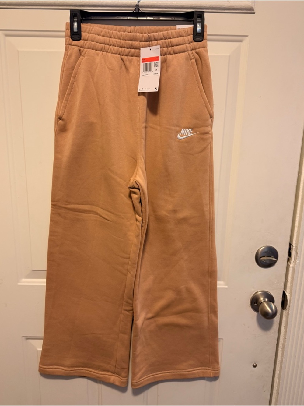 Nike Kids Tan/Camel Fleece Joggers
